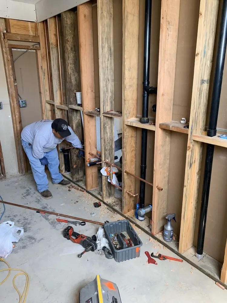 Commercial rough-in plumbing for Gas Line Repair in Islington